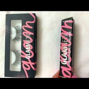 Glamnetic eyeliner and eyelashes